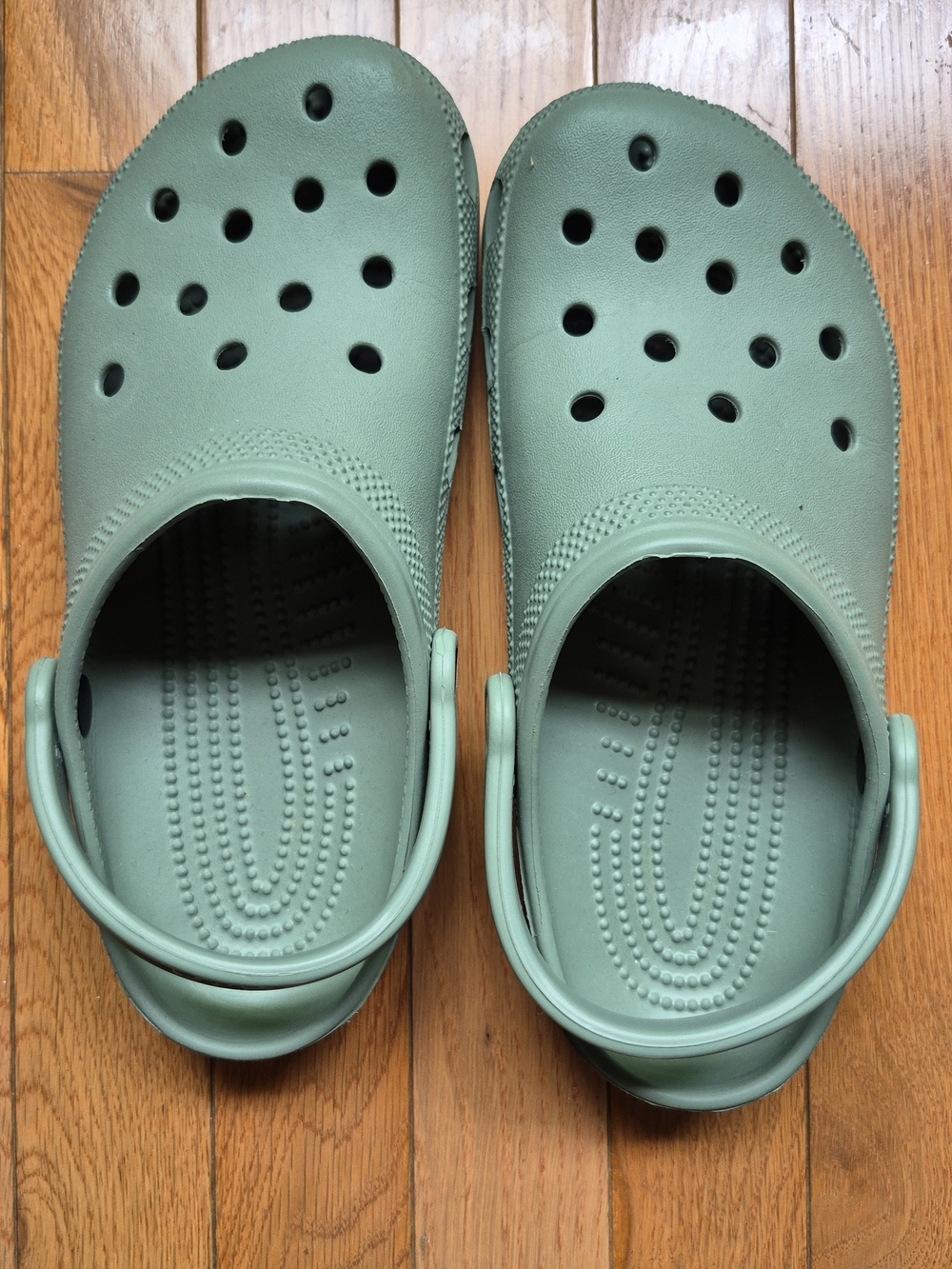Sage Green Crocs - Nearly New!